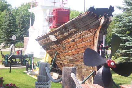 THE REMAINS OF THE GRANITE ROCK STEAMSHIP